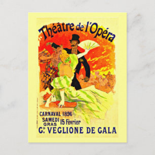 Briefkaart-Classic/-Jules Chéret 1 Briefkaart