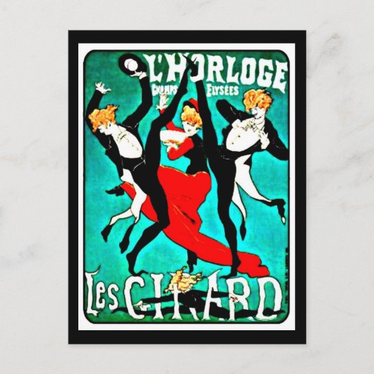 Briefkaart-Classic/-Jules Chéret 24 Briefkaart (Voorkant)