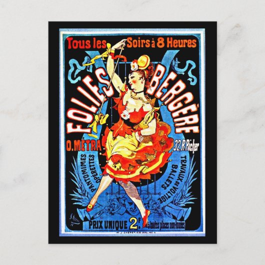 Briefkaart-Classic/-Jules Chéret 33 Briefkaart (Voorkant)