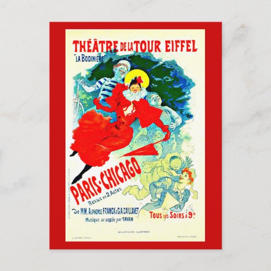 Briefkaart-Classic/-Jules Chéret 36 Briefkaart (Voorkant)