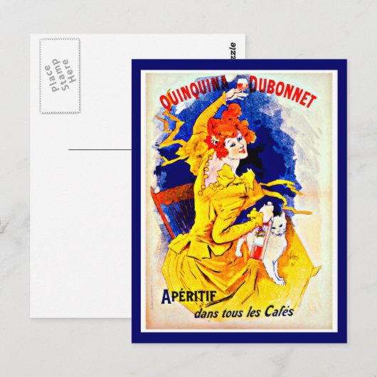 Briefkaart-Classic/-Jules Chéret 3 Briefkaart (Voorkant / Achterkant)