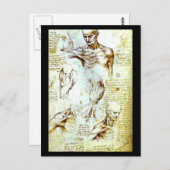 Briefkaart-Classic/-Leonardo da Vinci 13 Briefkaart (Voorkant / Achterkant)