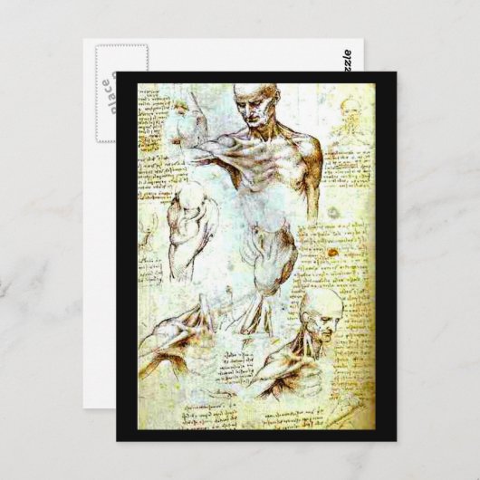 Briefkaart-Classic/-Leonardo da Vinci 13 Briefkaart (Voorkant / Achterkant)