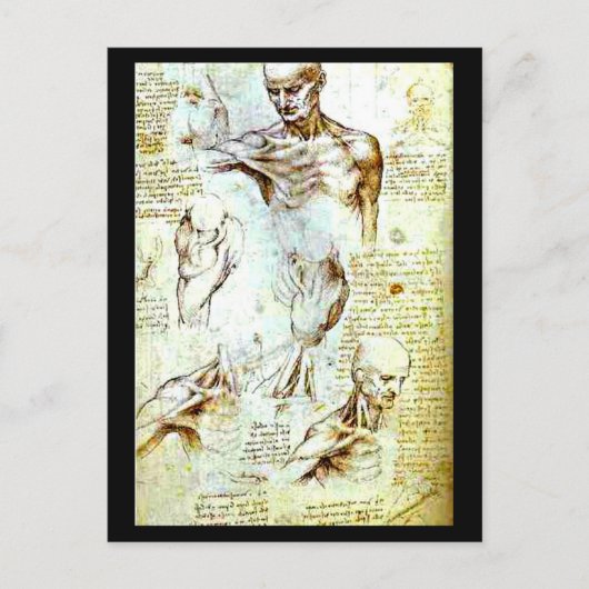 Briefkaart-Classic/-Leonardo da Vinci 13 Briefkaart (Voorkant)