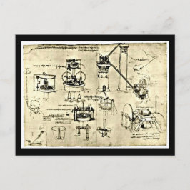 Briefkaart-Classic/-Leonardo da Vinci 18 Briefkaart