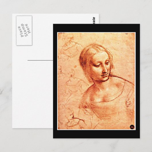Briefkaart-Classic/-Leonardo da Vinci 6 Briefkaart (Voorkant / Achterkant)