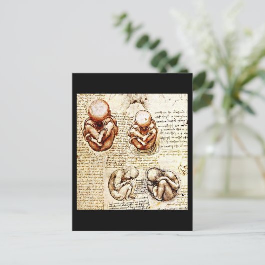 Briefkaart-Classic/-Leonardo da Vinci 9 Briefkaart (Staand voorkant)