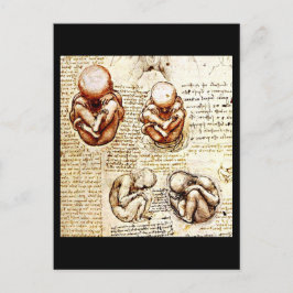 Briefkaart-Classic/-Leonardo da Vinci 9 Briefkaart