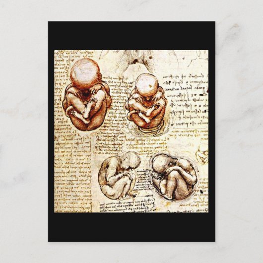 Briefkaart-Classic/-Leonardo da Vinci 9 Briefkaart (Voorkant)