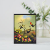 Briefkaart-Classic/-Martin Johnson Heade 5 Briefkaart (Staand voorkant)