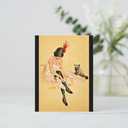 Briefkaart-Classic/-Raphael Kirchner 5 Briefkaart (Staand voorkant)