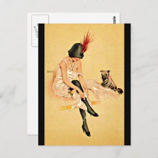 Briefkaart-Classic/-Raphael Kirchner 5 Briefkaart (Voorkant / Achterkant)