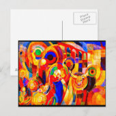 Briefkaart-Classic/-Robert Delaunay 6 Briefkaart (Voorkant / Achterkant)