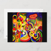 Briefkaart-Classic/-Robert Delaunay 8 Briefkaart (Voorkant / Achterkant)