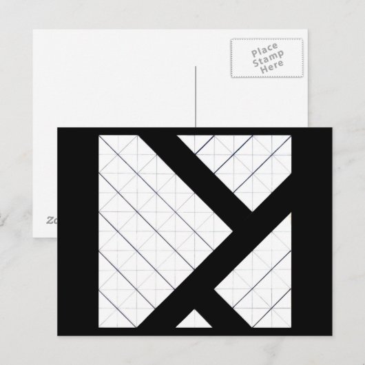 Briefkaart-Classic/-Theo Van Doesburg 25 Briefkaart (Voorkant / Achterkant)