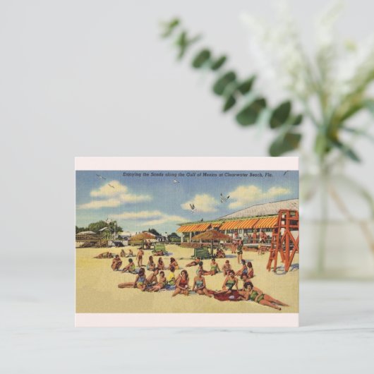 Briefkaart Clearwater Beach Florida (Staand voorkant)