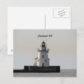 Briefkaart Cleveland Harbour (Voorkant / Achterkant)