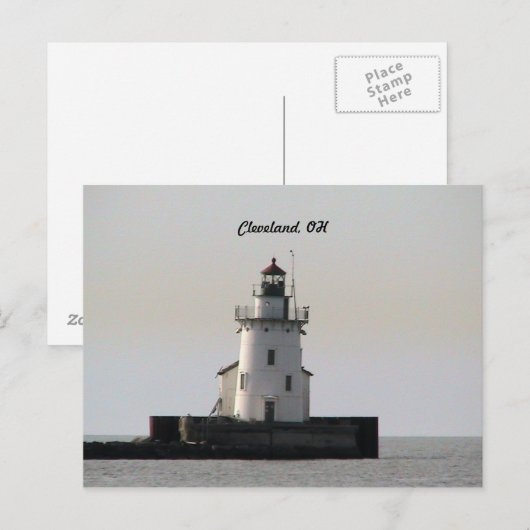 Briefkaart Cleveland Harbour (Voorkant / Achterkant)