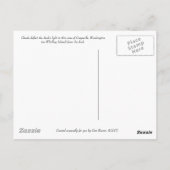 briefkaart "Cloudy Dusk in Coupeville" (Achterkant)