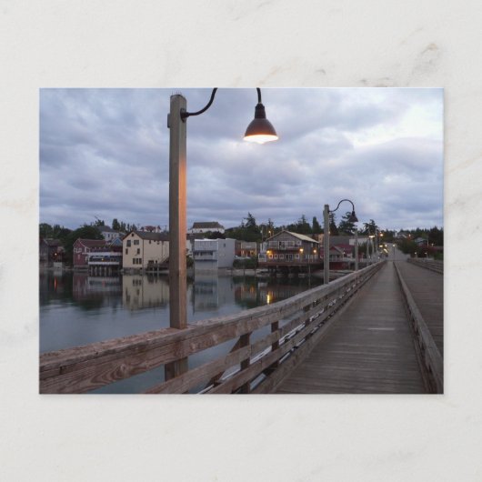 briefkaart "Cloudy Dusk in Coupeville" (Voorkant)