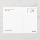 Briefkaart: Coatimundi #5 Briefkaart (Achterkant)