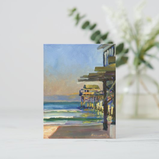 Briefkaart Cocoa Pier (Staand voorkant)