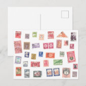 Briefkaart Collectie stempel (Voorkant / Achterkant)