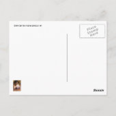 Briefkaart: Collie Dog, Meisje en Kat Briefkaart (Achterkant)