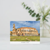 Briefkaart Colosseum in Rome (Staand voorkant)