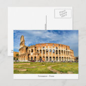 Briefkaart Colosseum in Rome (Voorkant / Achterkant)