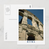 briefkaart "Colosseum, Rome" (Voorkant / Achterkant)