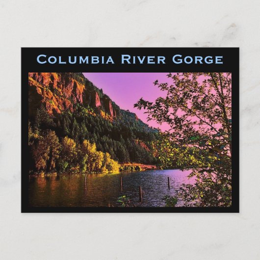 Briefkaart Columbia River Gorge (Voorkant)