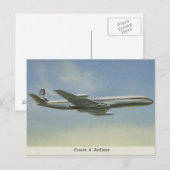 briefkaart Comet Jetliner 1950 (Voorkant / Achterkant)