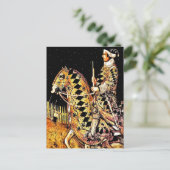 Briefkaart: "Commander te paard" Briefkaart (Staand voorkant)