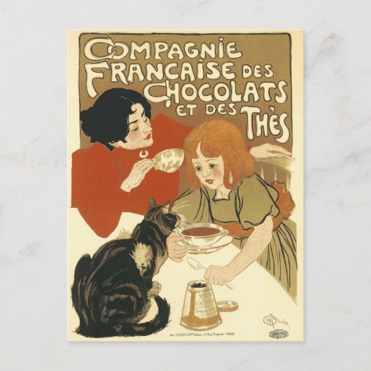 Briefkaart: Compagnie Francaise des Chocolats Briefkaart (Voorkant)
