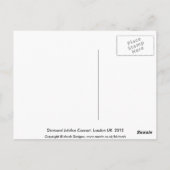 Briefkaart concert koningin Elizabeth Diamond Jubi (Achterkant)