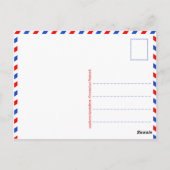 Briefkaart "Connecticut" (Achterkant)