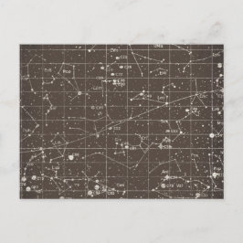 Briefkaart constellatieschema