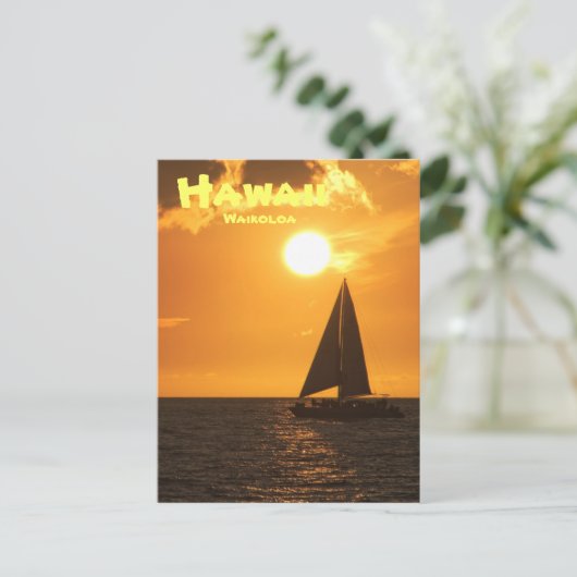 Briefkaart: Copper Sunset (portret) Briefkaart (Staand voorkant)