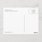 Briefkaart: Costa's kolibrie Briefkaart (Achterkant)