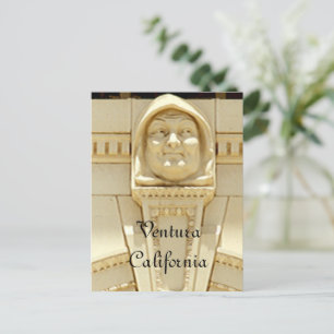 Briefkaart - Courthouse Smiling Monk