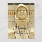 Briefkaart - Courthouse Smiling Monk (Voorkant)