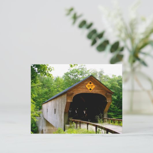 Briefkaart Covered Bridge New Hampshire (Staand voorkant)