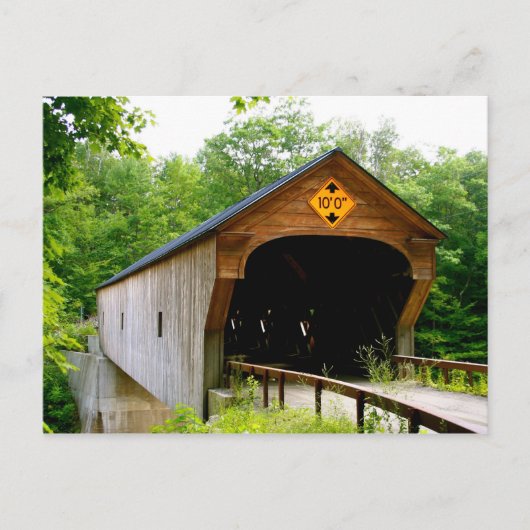Briefkaart Covered Bridge New Hampshire (Voorkant)