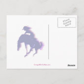 briefkaart "Cowgirl on Coffee" (Achterkant)