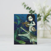 briefkaart "Cretacous Mermaid" (Staand voorkant)