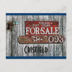 Briefkaart Crisfield Peelers - Gepersonaliseerd