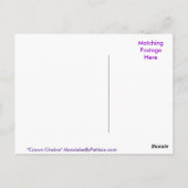 briefkaart "Crown Chakra" (Achterkant)