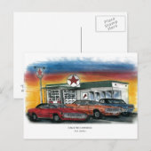 Briefkaart - Cruis in Camaros (Voorkant / Achterkant)