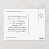 Briefkaart cruiseschepen (Achterkant)